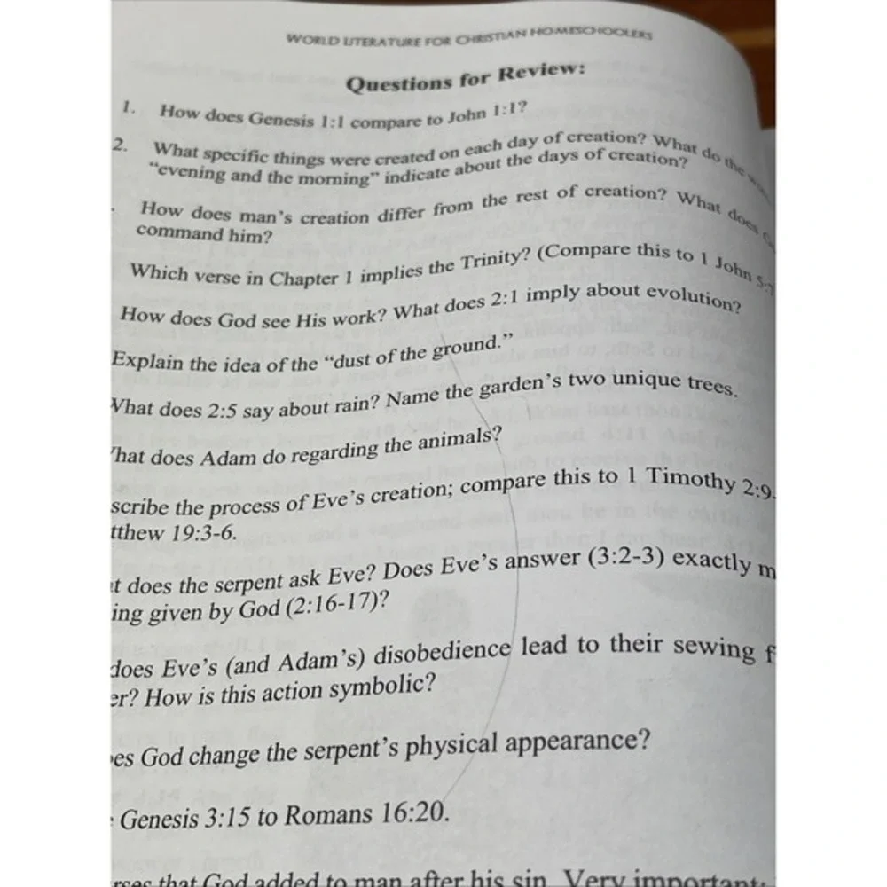World‎ Literature for Christian Homeschoolers, Volume 1: Ancient Writings